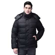 WOODLAND Men Black Solid Puffer Jacket