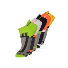 Frenchie Mens Sports Socks 100% Breathable Assorted (Pack of 4)