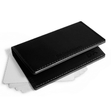 DailyObjects Black Genuine Leather Business Visiting Card Wallet