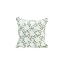 Maspar Embroidery Cotton Medium Square Cushion Cover (20x20 Inches)