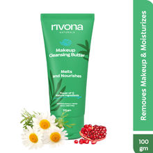 Rivona Naturals Cleansing Balm Gentle Waterproof Makeup Remover For Face, Lips, Eyes - Non Drying