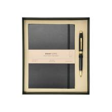 Cross Coventry Black Medallist Ball Point Pen With Note Book