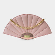 Modern Myth Powder Pink & Rosegold Plain Fan Bag