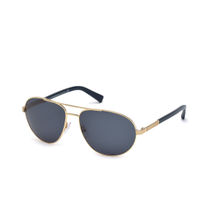 Ermenegildo Zegna Gold Pilot Polarised and UV Protection Sunglasses EZ0011 62 28V (62)
