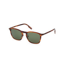 Ermenegildo Zegna Brown Round Polarised and UV Protection Sunglasses EZ0211-H 54 56N (54)