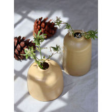WEAVING HOMES Cream Bud Vase