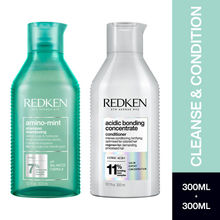 Redken Scalp Care & Damaged Hair Combo - Amino Mint Shampoo & Acidic Bonding Concentrate Conditioner