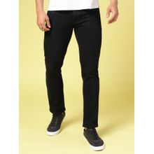 RIGO Men Slim Fit Black Jeans