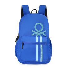 United Colors of Benetton Fiesco Unisex 14 Inch Laptop Backpack - Electric Blue