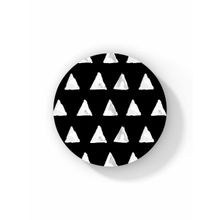 Macmerise Masaba Black Cone Pattern Circular Coaster