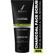 Spruce Shave Club Charcoal Face Scrub For Blackhead Removal & Oil Control