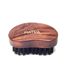 Matra Nylon Bristle Wooden Beard Brush - Pocket Friendly For Men