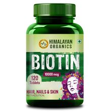 Himalayan Organics Biotin 10000mg Tablets