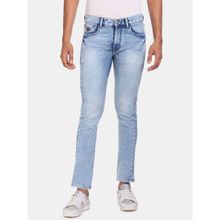 U.S. POLO ASSN. Men Blue Mid Rise Slim Tapered Fit Jeans