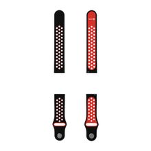 Noise 22 MM Sports Edition Double Color Smart Watch Strap (Black, Red)