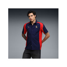 Puma Men Navy Blue RCB 2026 Relaxed Fit Shirt