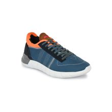 Hitz Men's Blue Lace-up Casual Sport Shoes