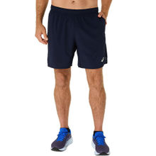 ASICS Men Navy Blue Navy Blue 7In Running Shorts