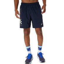 ASICS Men Navy Blue Icon 7In Running Shorts