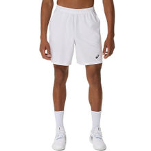 ASICS Men White Court 9In Tennis Shorts