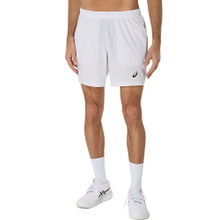 ASICS Men White Court 7In Tennis Shorts