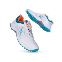 Vector X Flipper 2.0 Upper and Rubber Sole Spikes Allrounder Cricket Shoes for Men