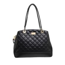 BESSIE LONDON Daily Use Puffy Shoulder Bag Black
