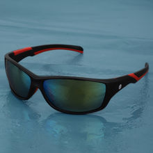 Carlton London Mens Black Toned UV Protected Sports Sunglasses CLSM189