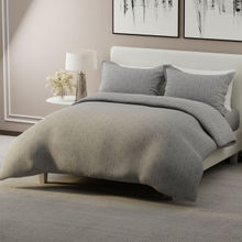 Boutique Living Queensberry 800 TC Cotton Blend Grey Printed King Bedsheet with 2 Pillow Covers