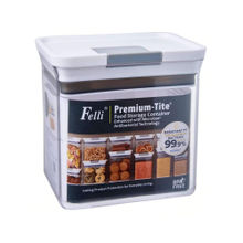 Felli Nralg4606a Rectangular Premium Tite Antimicrobial Food Storage Container, 1.4 Liters