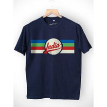 A47 Navy Blue India Retro T-Shirt - Unisex