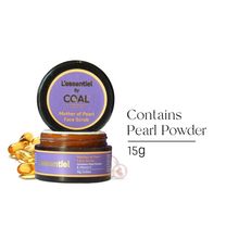 COAL Clean Beauty Mother of Pearl Face Scrub With Vitamin E Exfoliates, Removes Dead Skin