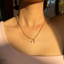 Lunaya Jewelry Rose Quartz With Pink Heart