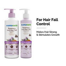Mamaearth Rosemary Shampoo & Conditioner Combo Reduces Hair Fall & Strengthens Hair by 94%