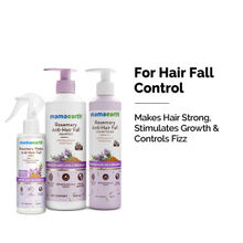 Mamaearth Rosemary Hair Care Combo Anti-Hair Fall Shampoo, Conditioner & Spray for Stronger Hair