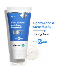 The Derma Co Sali-Cinamide Anti-Acne Face Wash with 2% Salicylic Acid & 2% Niacinamide