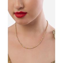 Zaveri Pearls Two Tone Sleek Bling Chain