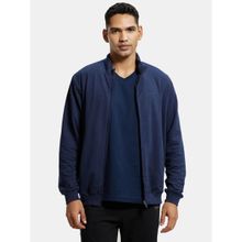 Jockey 2730 Men Super Combed Cotton French Terry Jacket - Navy