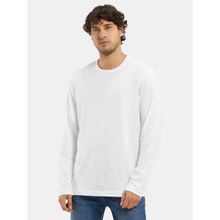 Jockey AM95 Men Super Combed Cotton Rich Solid Round Neck T-Shirt - White