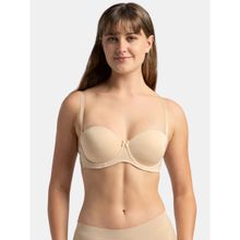 Jockey 1831 Women Under-wired Padded Full Coverage Multiway Styled Strapless Bra Nude