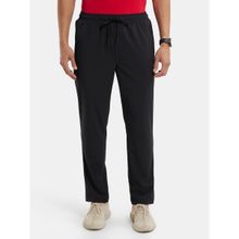 Jockey MV25 Men Recycled Microfiber Elastane Slim Fit Active Wear Trackpants - Black