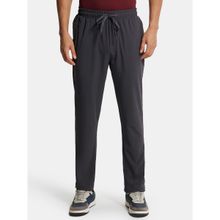 Jockey MV25 Men Recycled Microfiber Elastane Slim Fit Active Wear Trackpants-Graphite