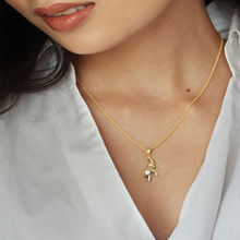 Tipsyfly Haathi Kundan Pendant Necklace