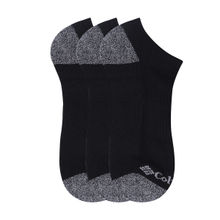 Columbia Mens Black Blended No Show Socks (Pack of 3)