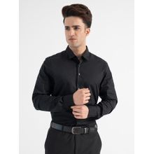 Red Tape Shirt for Men Formal Dobby Shirt - Black