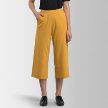 FableStreet Cotton Knitted Culottes - Mustard