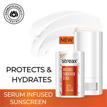 Streax Sunscreen Stick SPF 60 Pa++++, Travel-Friendly, Easy Reapplication & No White Cast Color