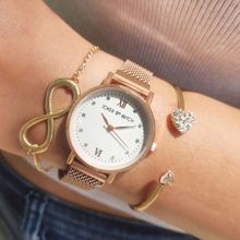 Joker & Witch Gypsy Rosegold Watch Bracelet Stack For Women