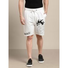Free Authority Mens Dragon Ball Z White Regular Fit Shorts