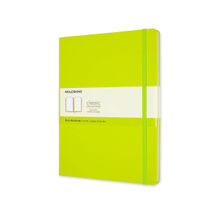 MOLESKINE Classic Extra Large Hard Cover Notebook (Plain) - Lemon Green